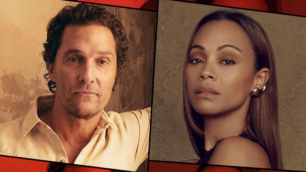 Matthew McConaughey and Zoe Saldaña to Lead Netflix Heist Film Positano